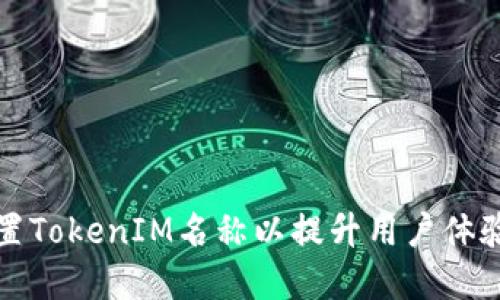 如何正确设置TokenIM名称以提升用户体验和品牌认知